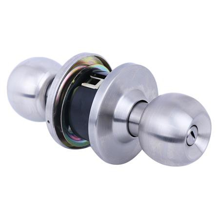 ลูกบิดห้องน้ำหัวกลม COLT 6312-304 สีสเตนเลส น้ำหนักเบา ติดตั้งง่าย