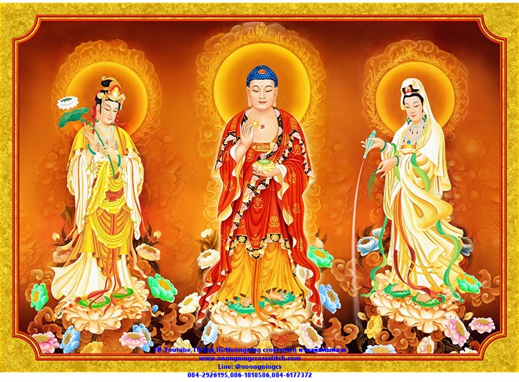 เจ้าแม่กวนอิม พระพุทธเจ้า ชุดปักครอสติส พิมพ์ลาย ครอสติสจีน งานฝีมือทำที่บ้าน DIY