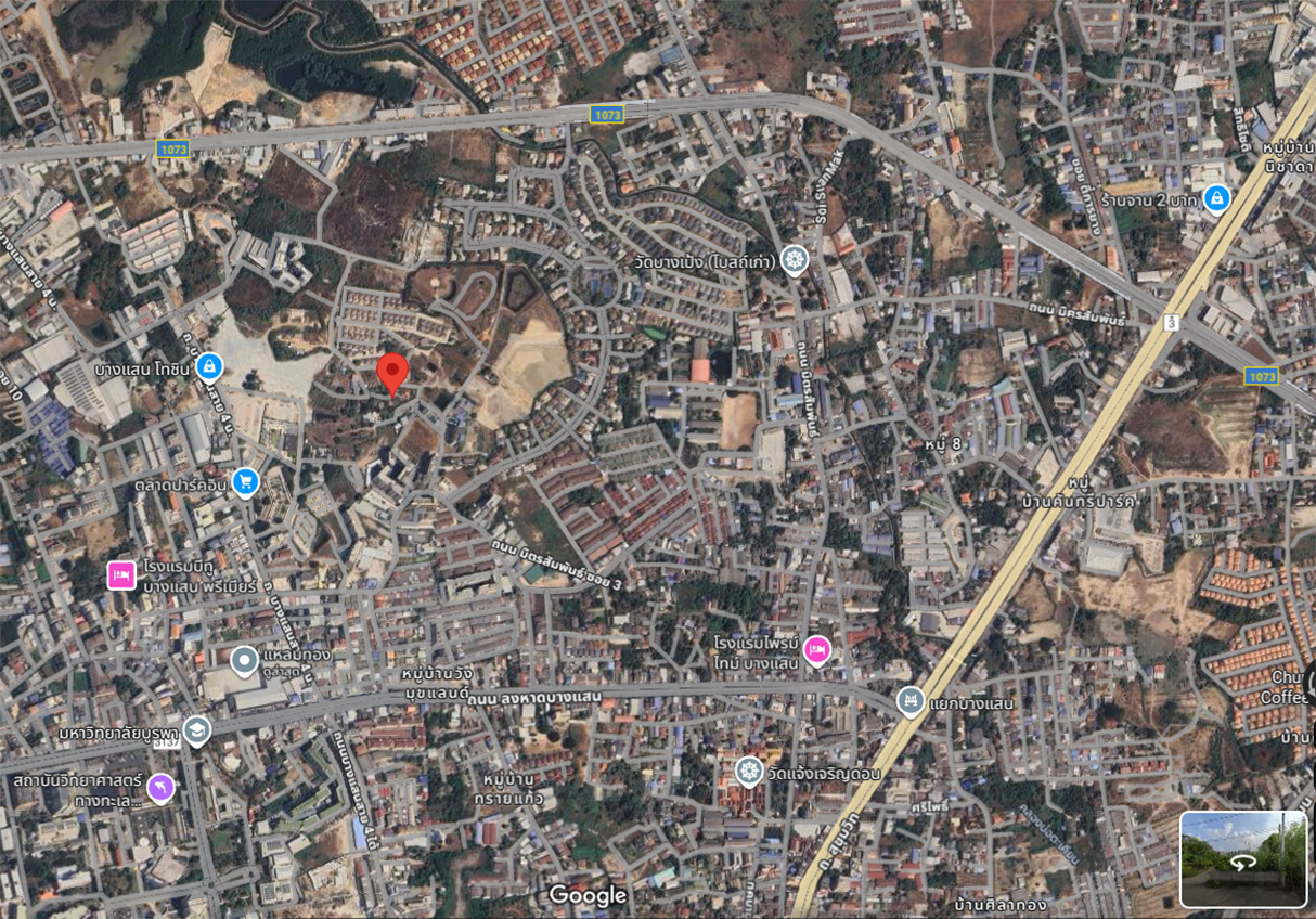 83502 ขายที่ดินเปล่า ตำบลแสนสุข อำเภอเมือง จังหวัดชลบุรี