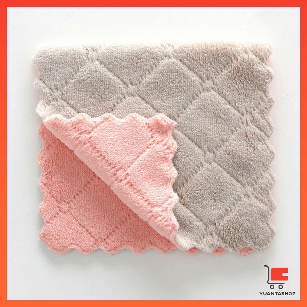 ผ้าอเนคประสงค์ไมโครไฟเบอร์สำหรับทำความสะอาด คละสี Clean Cloths