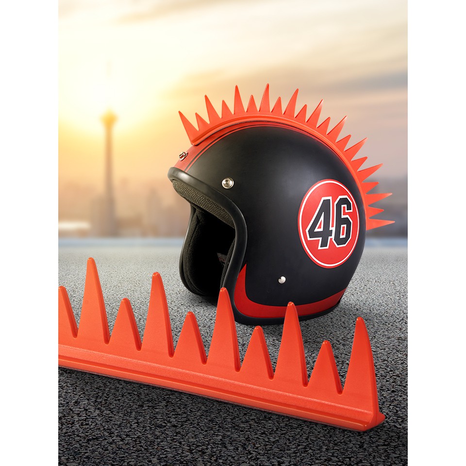 !!สินค้าขายดี!! อุปกรณ์ตกแต่งหมวกกันน็อค Helmet Mohawk Accessory