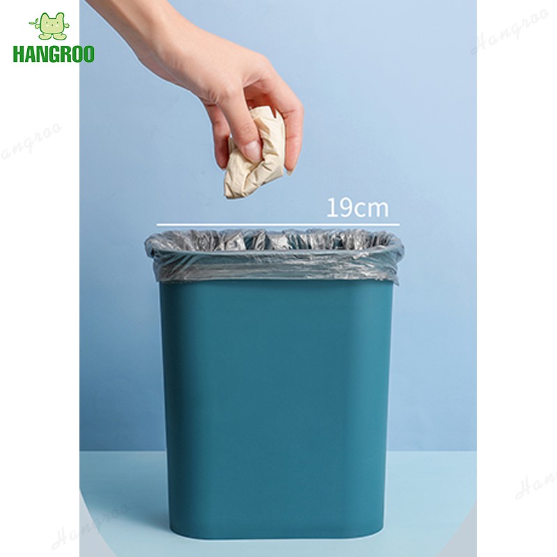 HANGROO H623 ถังขยะแบบแขวน ถังขยะ ถังขยะแบบมีที่เกี่ยวหลังบานพับ