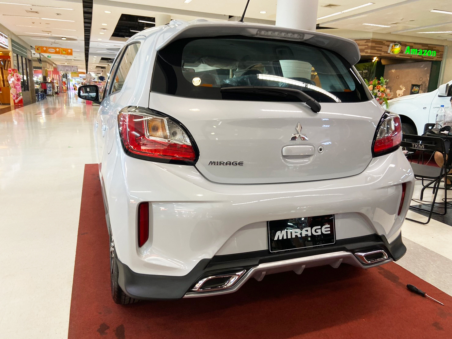 ชุดแต่งรถ สเกิร์ต-สปอยเลอร์ New Mitsubishi Mirage 2020 ทรง SR-Limited By OSR