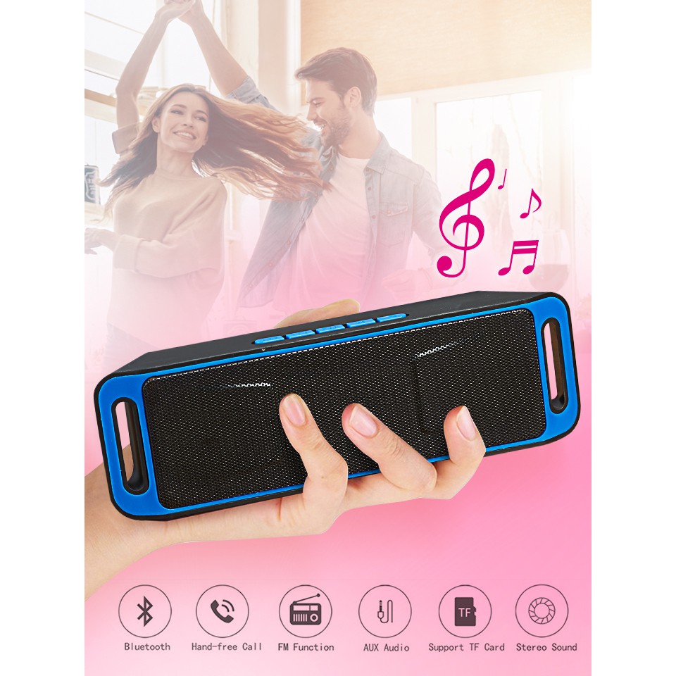 !!สินค้าขายดี!! ลำโพง Bluetooth พกพา ลำโพงพกพาไร้สาย Bluetooth Speaker