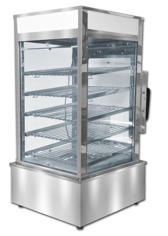 -ตู้โชว์อุ่นอาหาร 5 ชั้น ระบบไอน้ำ Steamer