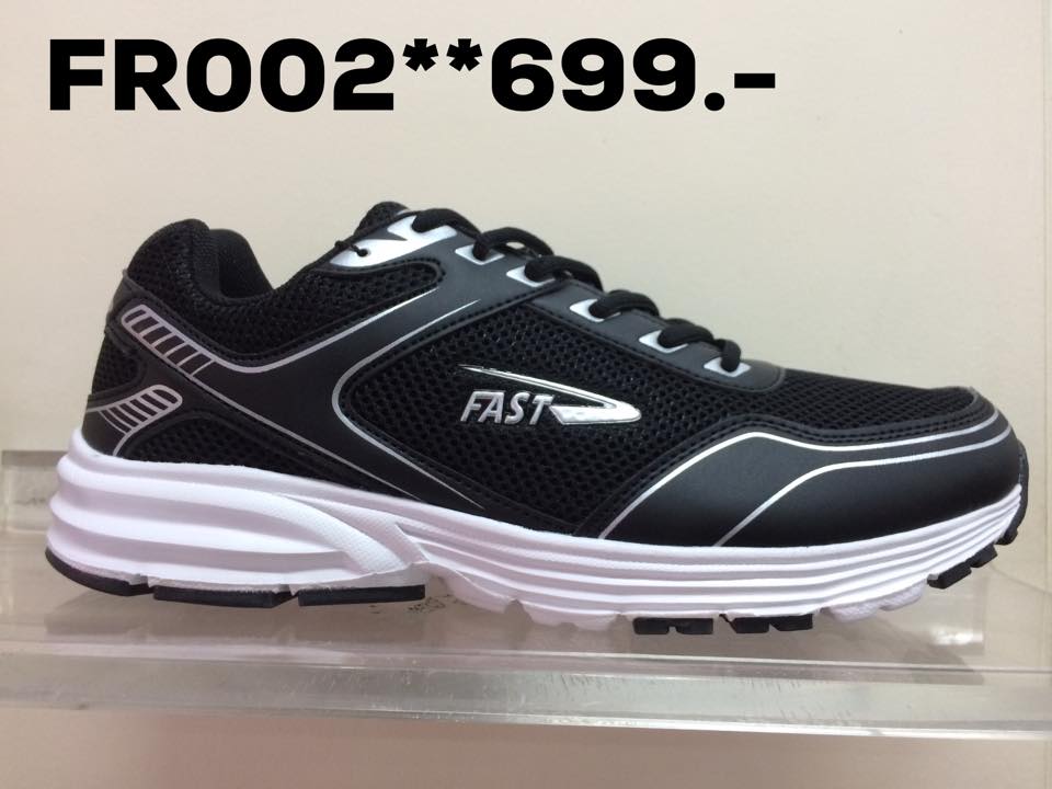 GOLDCITY รองเท้าวิ่งรหัส FR002 สีดำ เบอร์ 39-44