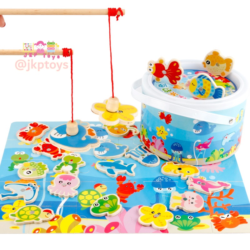 🐠🐟🦞ตกสัตว์ทะเล 20 ชนิด พร้อมจิ๊กซอว์ 30 ชิ้้น