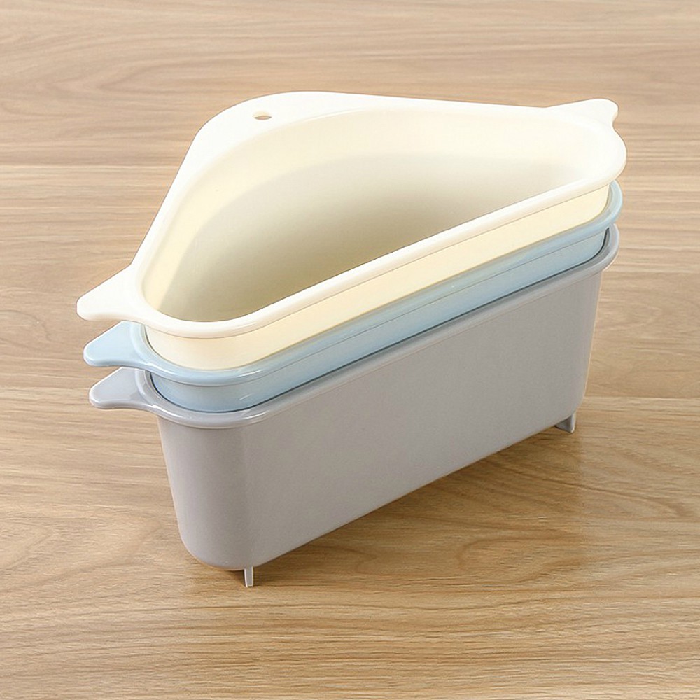 ที่วางฟองน้ำ ที่วางสบู่ ตะแกรงวางฟองน้ำ ตะแกรงกรองเศษอาหาร ที่กรองเศษอาหาร ตะกร้าล้างผัก ในห้องครัว ห้องน้ำ (240905)