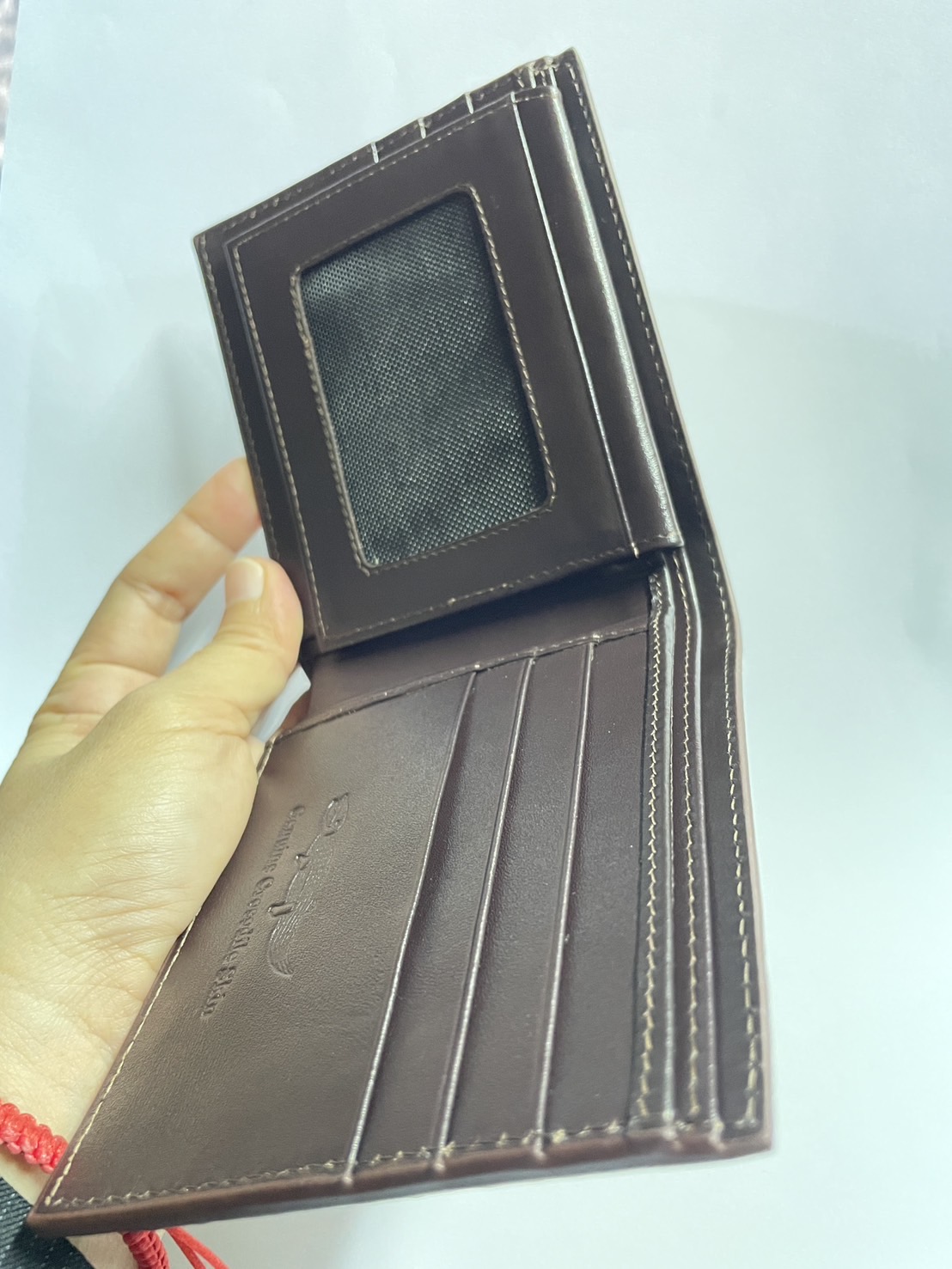 กระเป๋าหนังจระเข้แท้ หนังท้อง