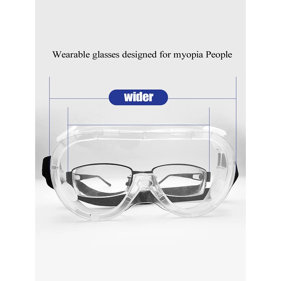 !!สินค้าขายดี!! แว่นตานิรภัย แว่นตาเซฟตี้ แว่นตาป้องกันดวงตา Safety Goggles