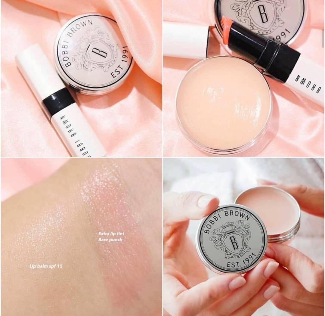 BOBBI BROWN LIP BALM SPF15 ลิปบาล์มยอดนิยม ฟื้นฟูริมฝีปาก ทำให้ปากนุ่มชุ่มชื่น
