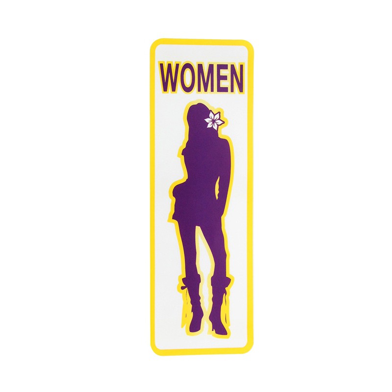 S824 ป้ายPP Women 3 9.5X28 ซม.