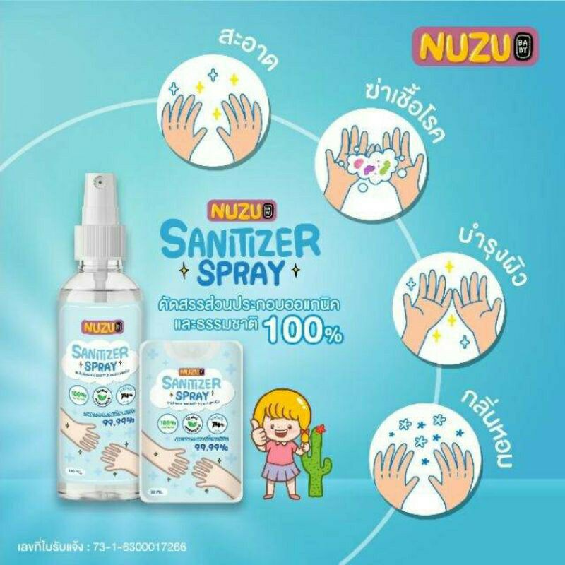 สเปรย์แอลกอฮอล์ Nuzu