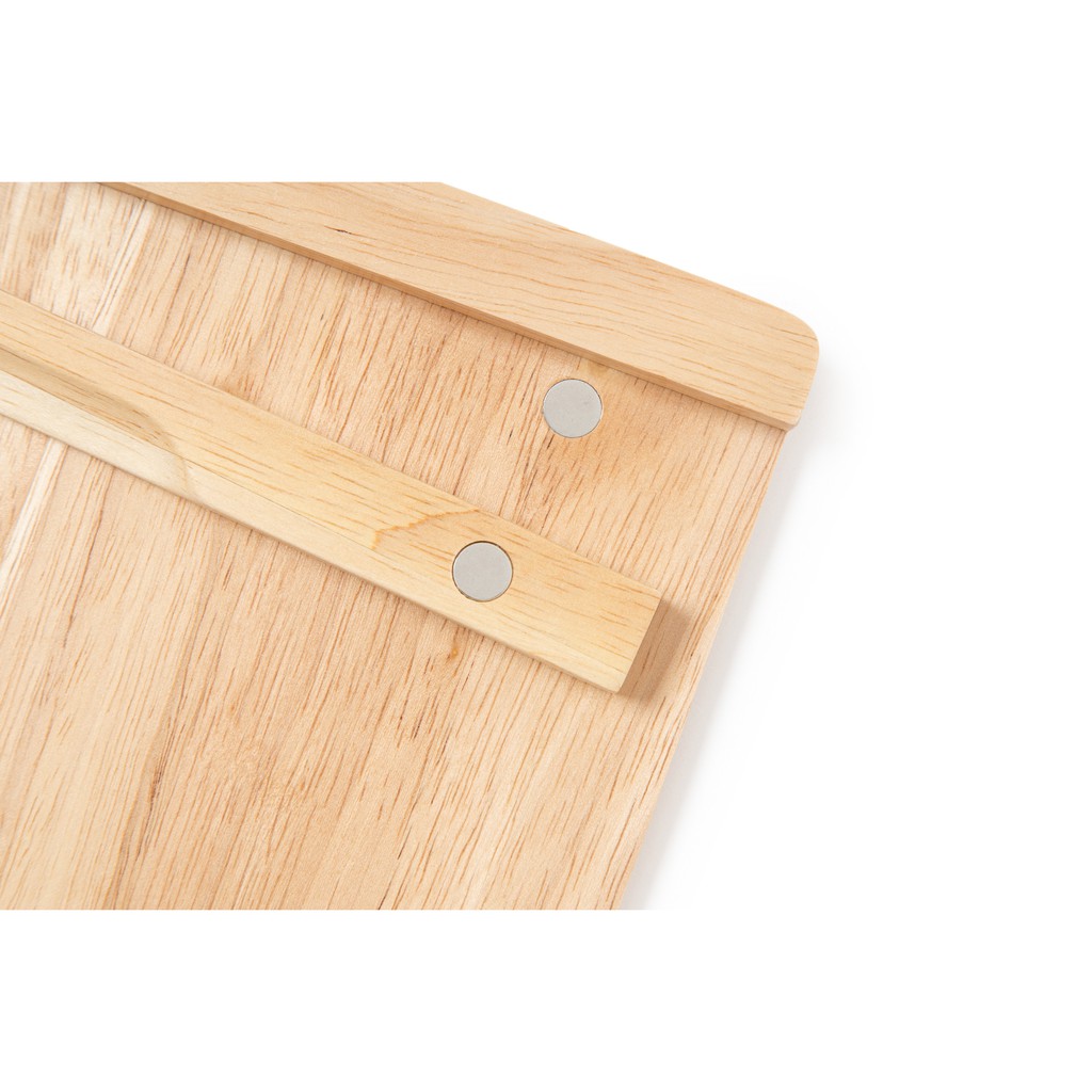 The Wood's Tale คลิปบอร์ด MAGNETIC CLIPBOARD ขนาด A4 และ 18x10 ซม. จากไม้ธรรมชาติ ตัวหนีบกระดาษเป็นแม่เหล็ก