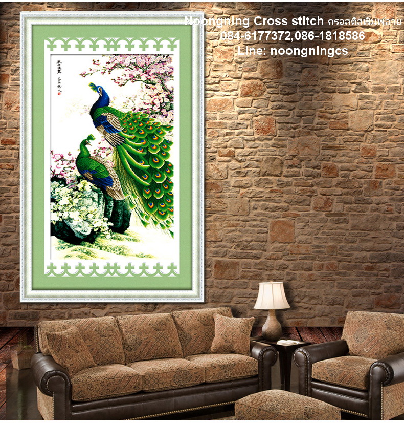 ทิวทัศน์ ชุดปักครอสติช พิมพ์ลาย ครอสติสจีน งานฝีมือ DIY