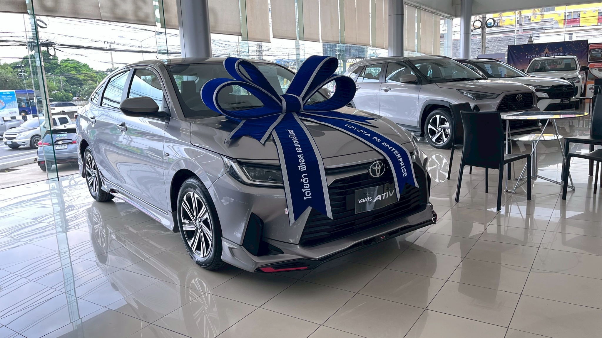 ชุดแต่งรถ-สเกิร์ต-สปอยเลอร์ Toyota New Yaris Ativ 2022 2023 2024