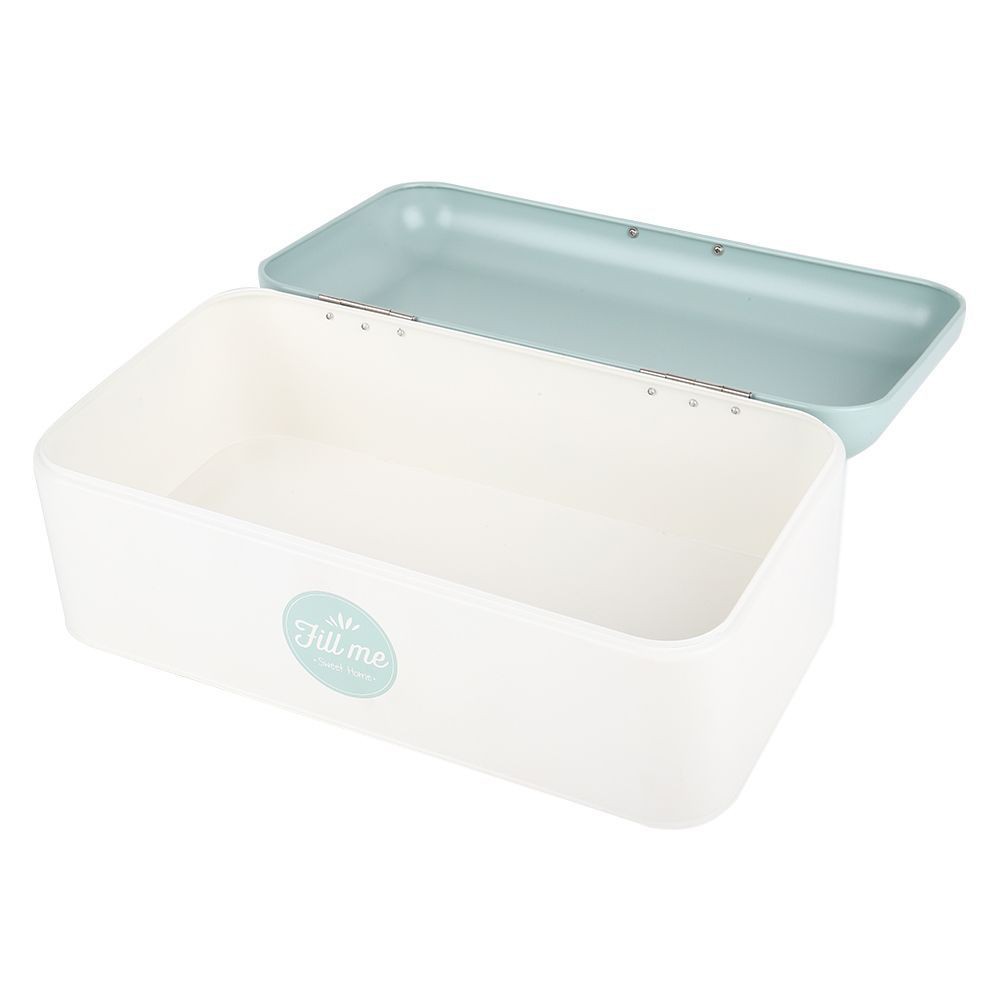 ขวดโหลเหลี่ยม BIG BOX 42x24.5x16.5 ซม. สีครีม/เขียว BIG BOX 42x24.5x16.5CM CREAM/GREEN