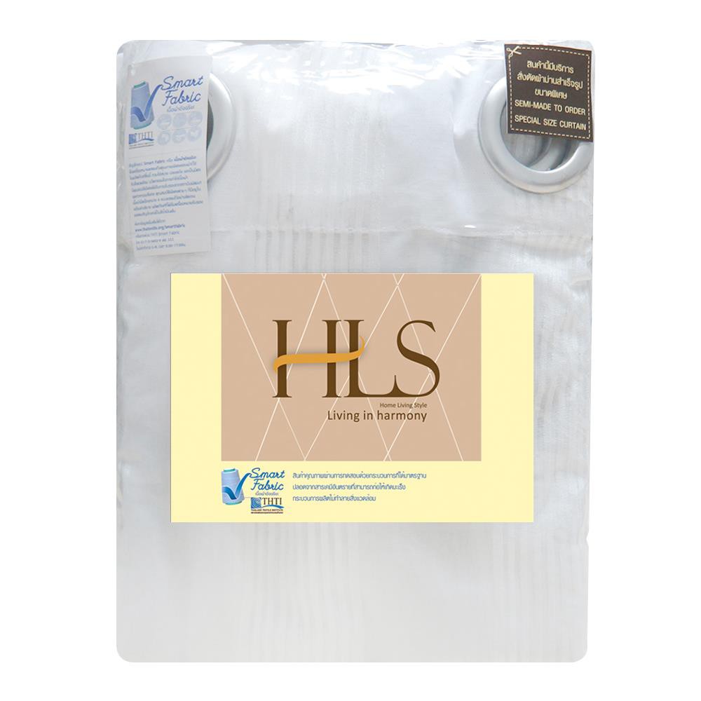 ผ้าม่านโปร่ง EYELET CHILD FREEDOM STYLE 150X220 ซม. สีขาว ผ้าม่านประตู CURTAIN ผ้าม่านและมู่ลี่