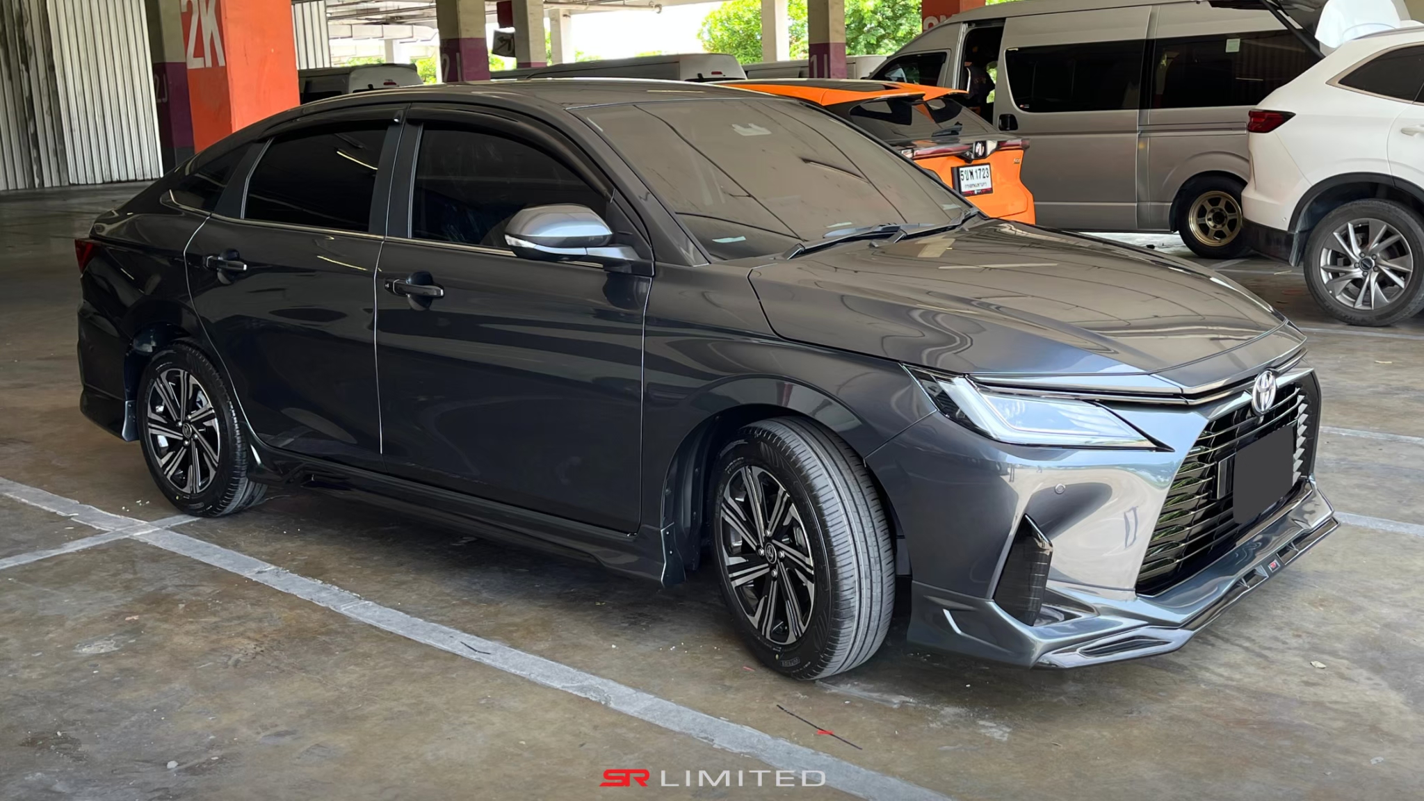 ชุดแต่งรถ-สเกิร์ต-สปอยเลอร์ Toyota New Yaris Ativ 2022 2023 2024