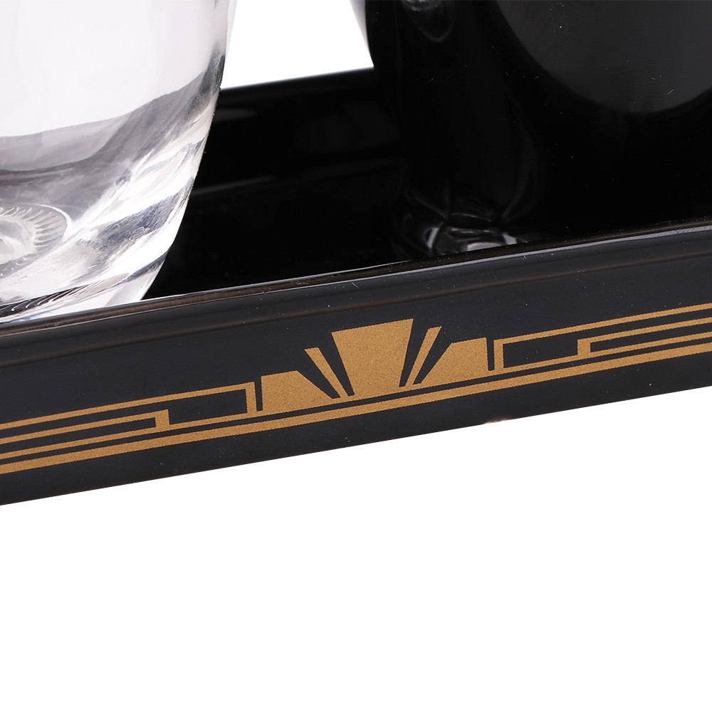 กระปุกห้องน้ำเซรามิก MOYA CE1538A-LD สีดำ อุปกรณ์ภายในห้องน้ำ