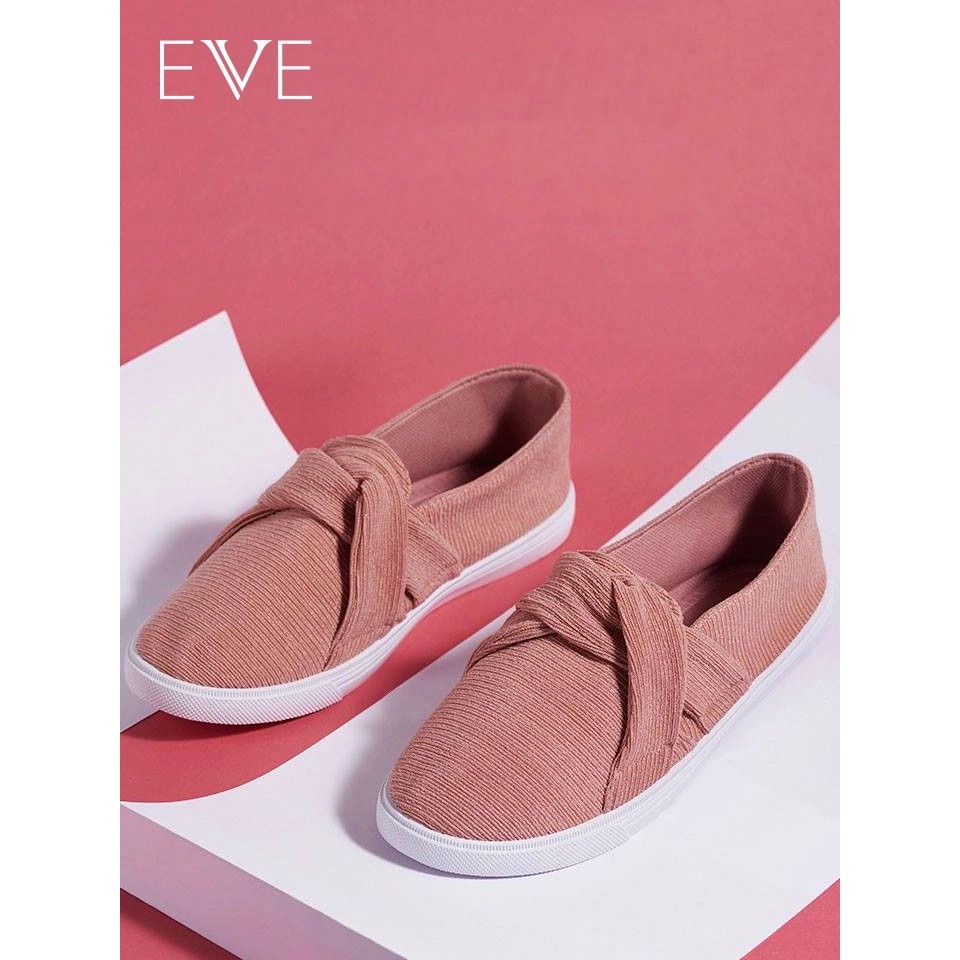 !!สินค้าขายดี!! EVE รองเท้าผ้าใบ รองเท้าแฟชั่น รองเท้าผ้าใบแฟชั่น รองเท้าผ้าใบผู้หญิง Slip-On