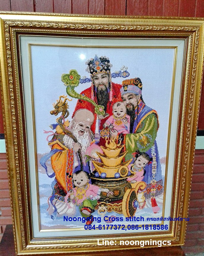 นกครอสติสจีน ชุดปักครอสติส พิมพ์ลาย ครอสติสจีน งานฝีมือทำที่บ้าน DIY