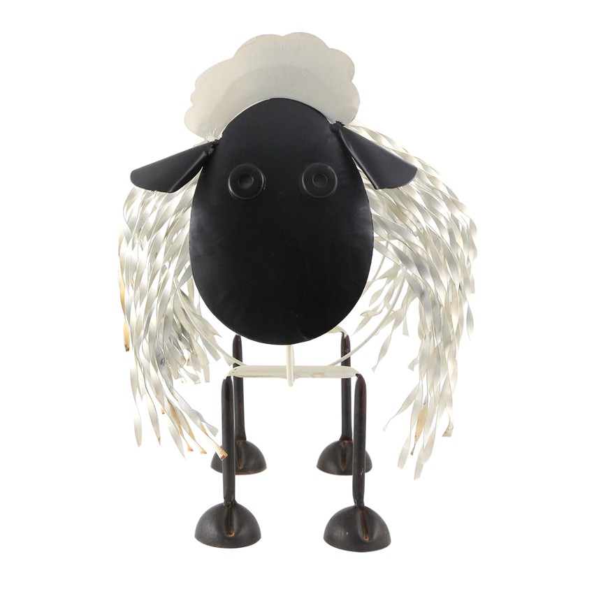U-RO DECOR เครื่องประดับตกแต่งสวน รุ่น SHEEP (เเกะน้อย) - สีขาว/ดำ