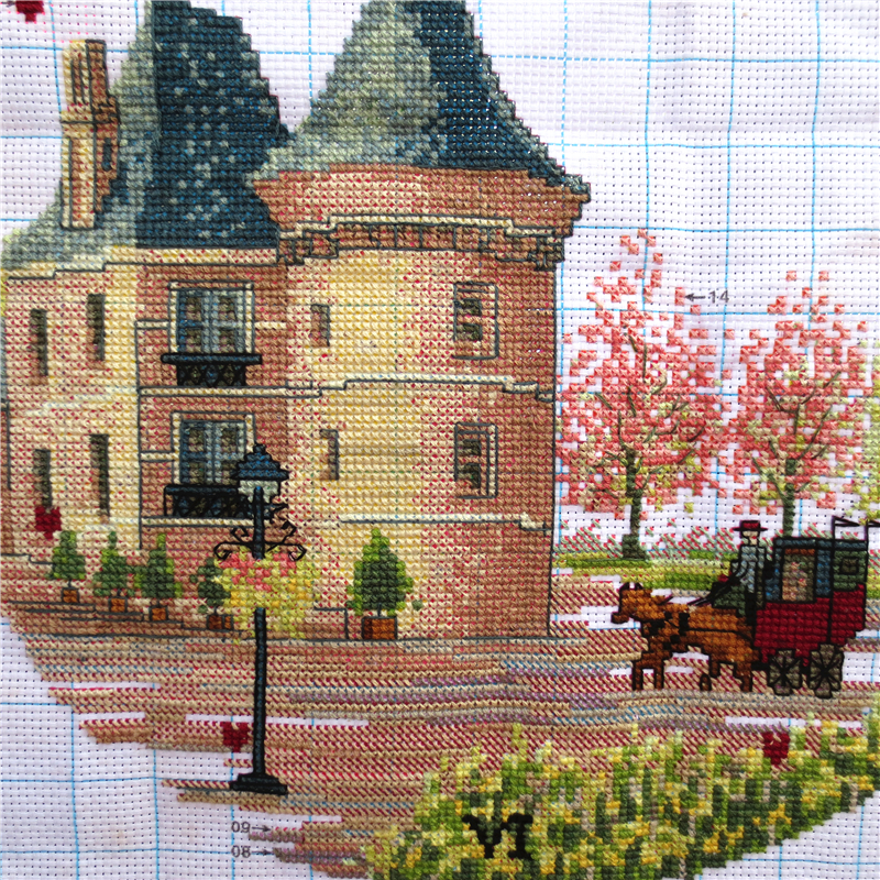 ตา-ยาย ชุดปักครอสติส พิมพ์ลาย ครอสติสจีน งานฝีมือทำที่บ้าน DIY