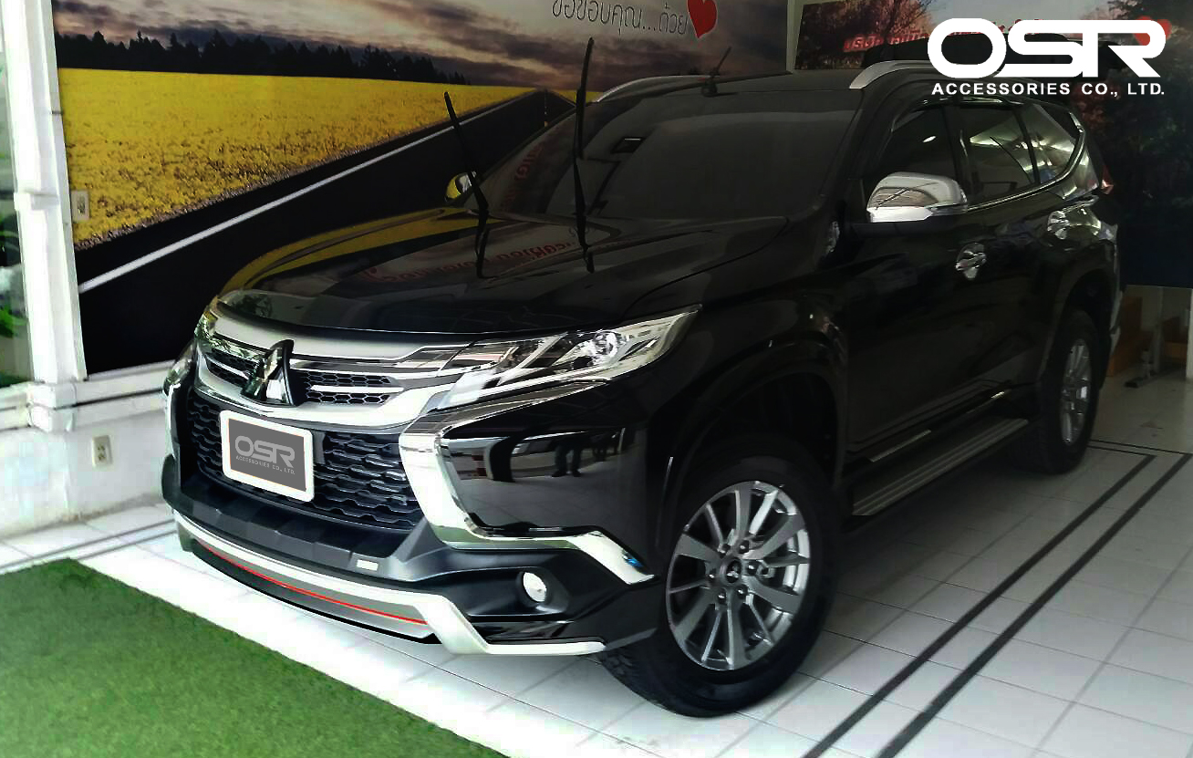 ชุดแต่งรถ สเกิร์ต-สปอยเลอร์ Pajero Sport 2016 ทรง RBS by OSR
