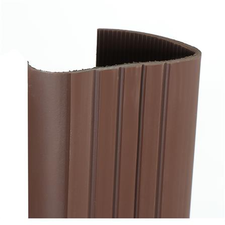 จมูกยางบันได 2DN02 สีน้ำตาล 1.2M PC ใช้ในการเข้ามุมบันได หรือพื้นที่ที่ต้องการกันลื่น