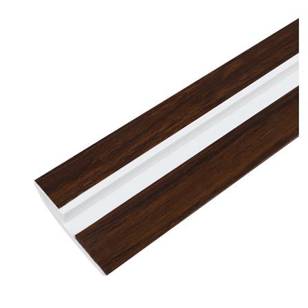 ตัวจบขอบประตู PVC CROBERN 24x2400x5 มม. สีOAK-TEAK สวยงาม ทนทาน