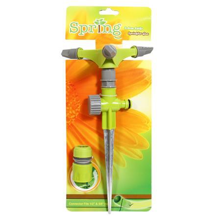 สปริงเกอร์ ปักพื้น 3 ใบพัด SPRINKLER SPRING DGH2205 พลาสติกคุณภาพสูง น้ำหนักเบา