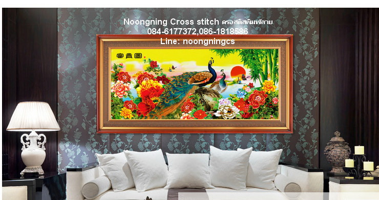 Girl&Rabbit ชุดปักครอสติช พิมพ์ลาย ครอสติสจีน งานฝีมือ DIY