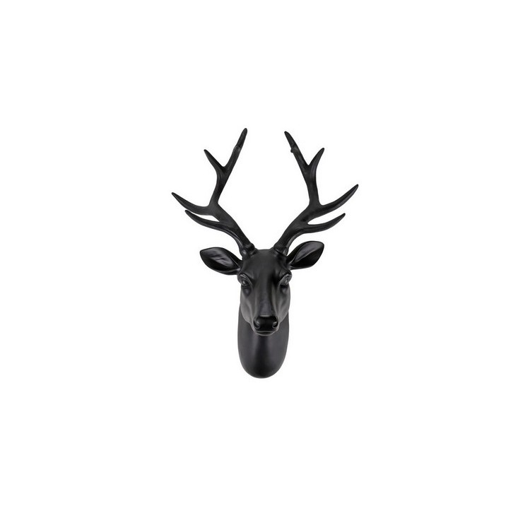 ของขวัญ Decor ของตกแต่ง DEER HEAD 35X43CM ดำ HOME LIVING STYLE | HOME LIVING STYLE |