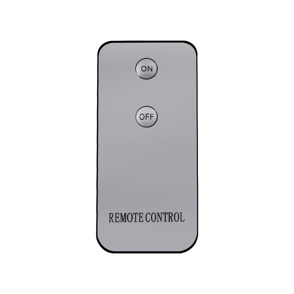 ธูปไฟฟ้า เทียนไฟฟ้า ธูปเทียนไฟฟ้า LED ชุดเทียน LED 2 ไซส์ ครอบแก้ว สีเทา รีโมท CLAIRE