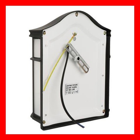 CARINI Wall light OUTDOOR โคมไฟ ติดผนัง ไฟผนังนอก XG4505 สไตล์วินเทจสีดำ เหลี่ยม อะลูมิเนียม แข็งแรง ทนทาน Outdoor Lamp