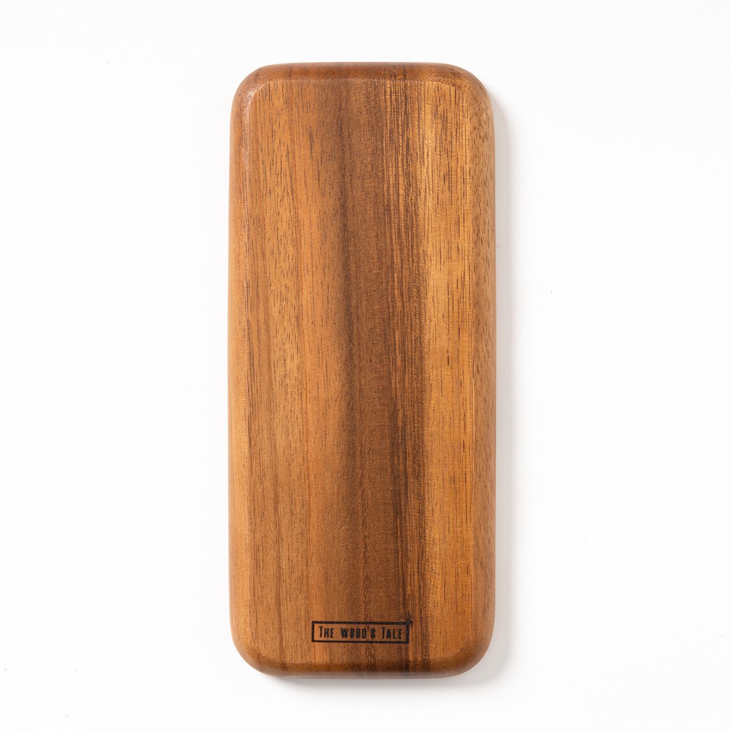 The Wood's Tale จานไม้ ถาดไม้ ทรงสี่เหลี่ยมผืนผ้ายาว LONG RECTANGLE PLATE จากไม้แท้ธรรมชาติ มีให้เลือก 2 สี