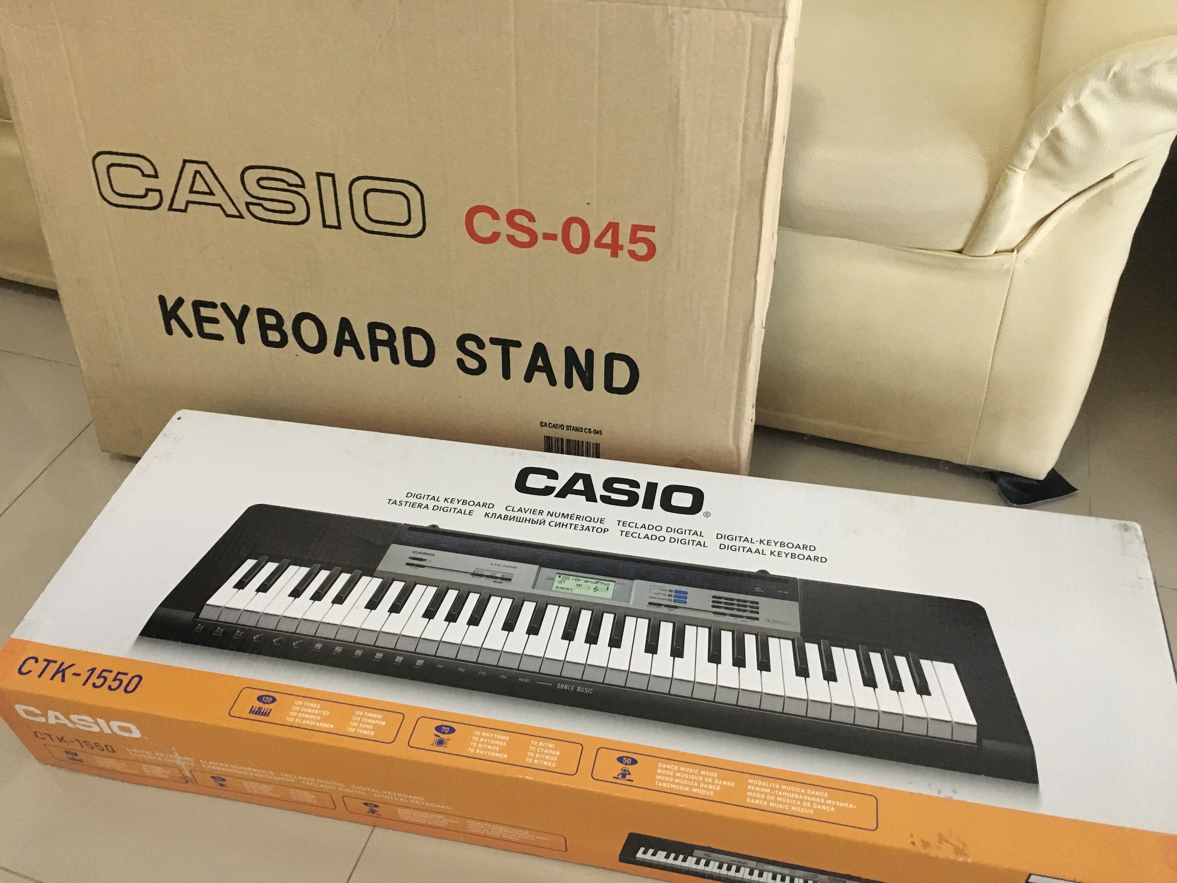 คีย์บอร์ด casio ctk 1550