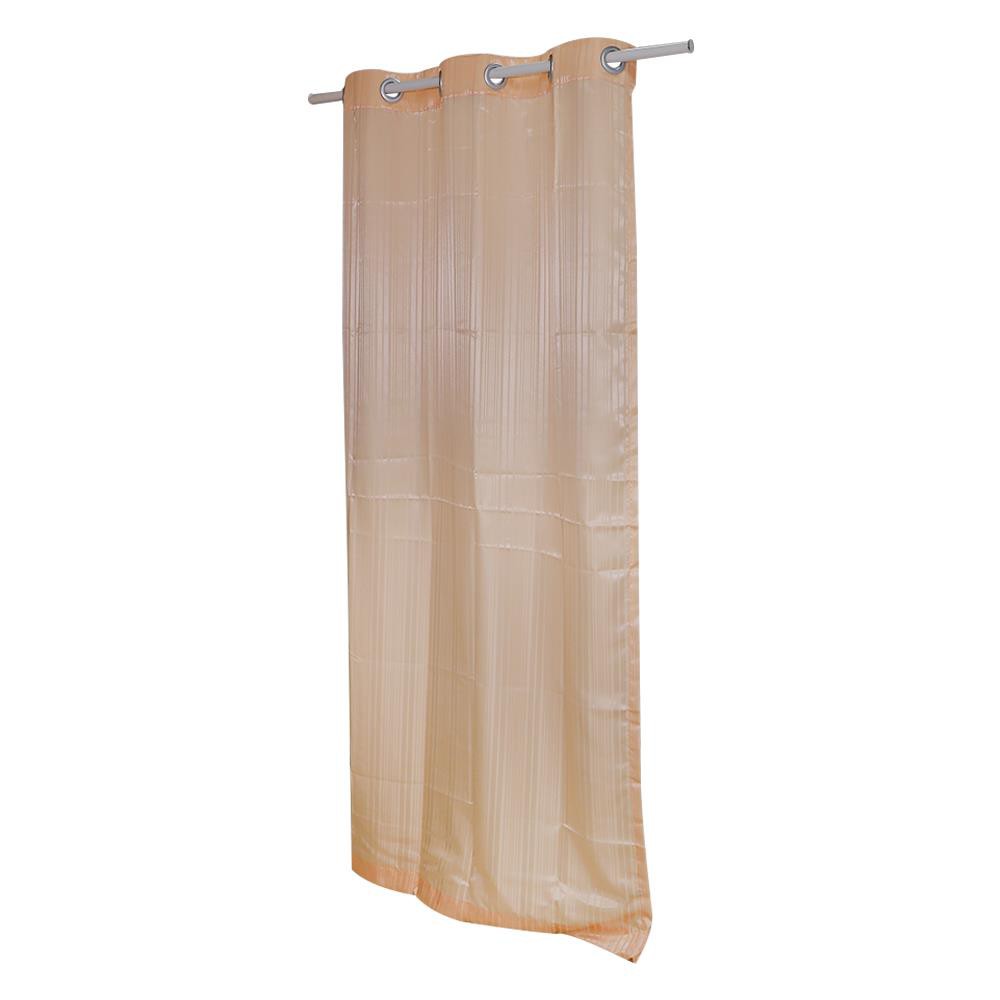 ผ้าม่าน EYELET CHILD FREEDOM GROOVY 110X220 ซม. สีส้ม ผ้าม่านประตู CURTAIN ผ้าม่านและมู่ลี่