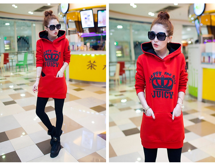 เสื้อกันหนาวแฟชั่นเกาหลีราคาถูกสีแดง