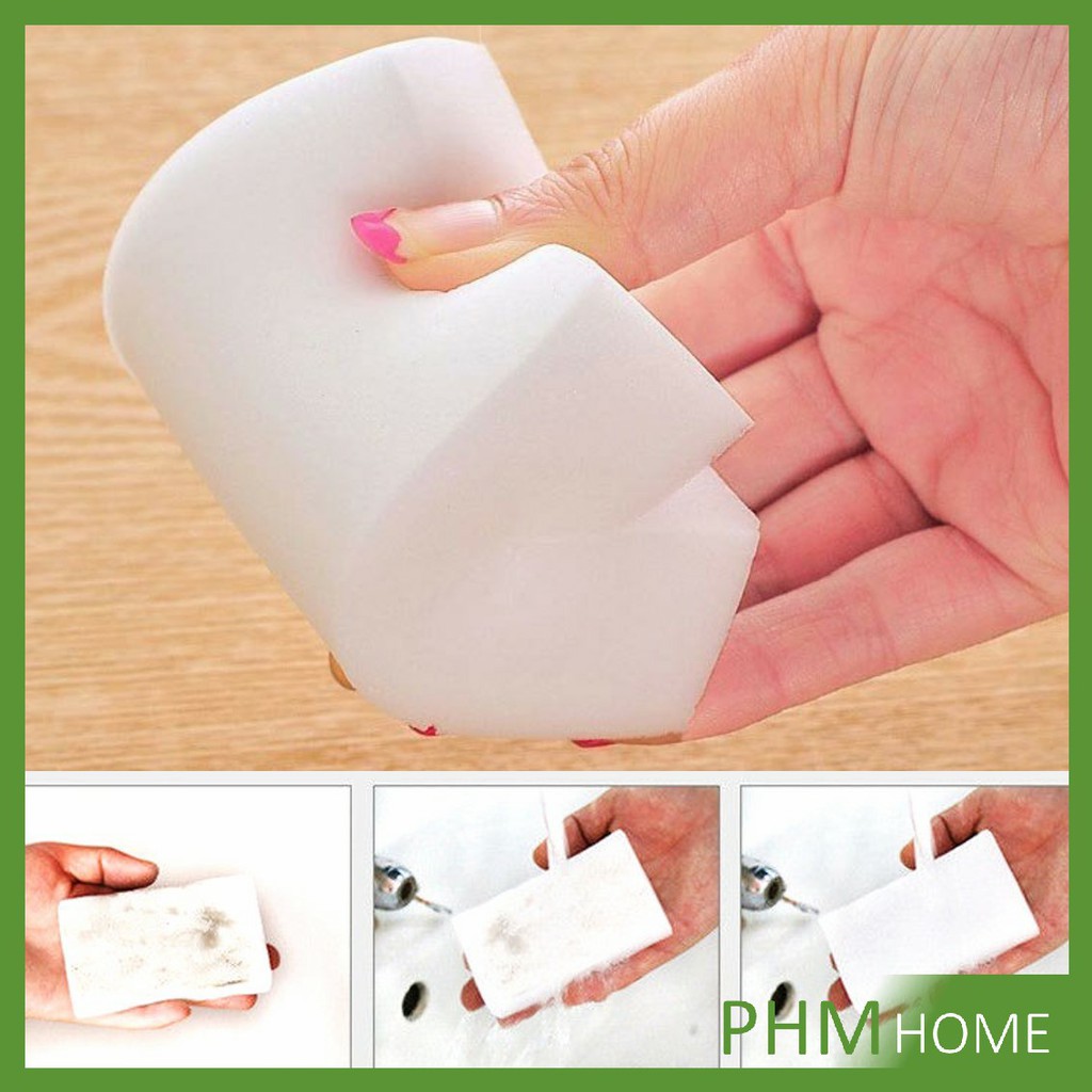 ฟองน้ำมหัศจรรย์ เช็ดคราบ ฟองน้ำนาโน Magic Sponge