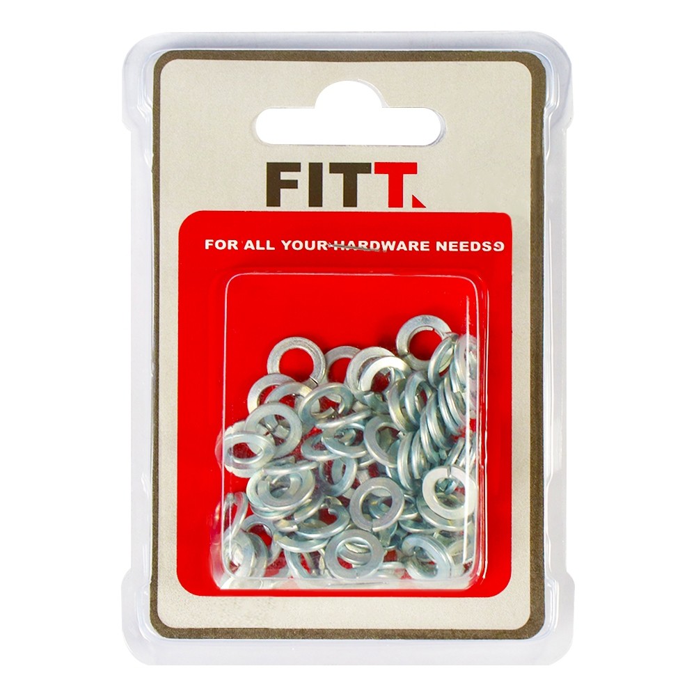 แหวนอีแปะสปริง FITT 6 MM 80 ตัวอุปกรณ์ยึดติดสกรู, น๊อตและแหวน