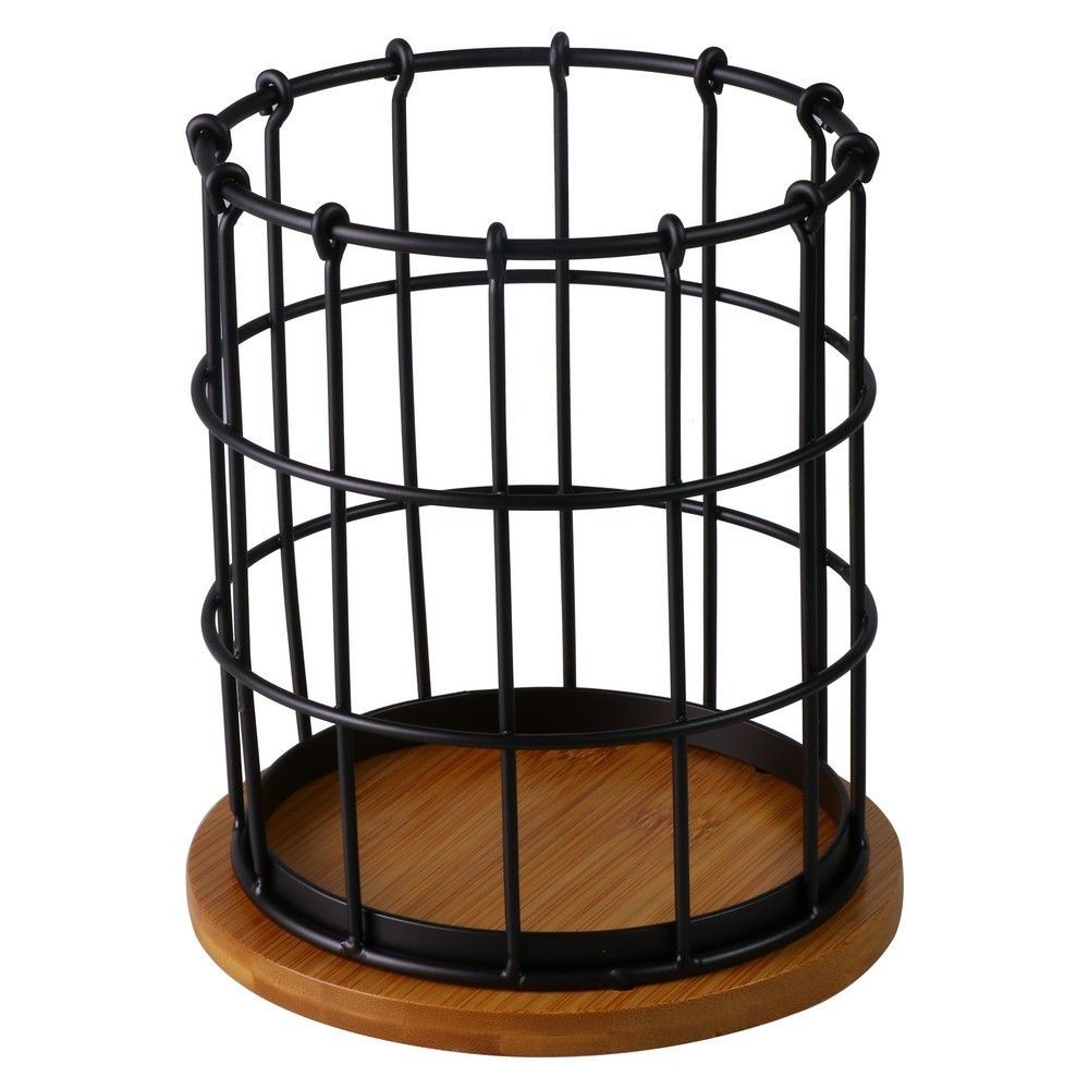 ที่ใส่อุปกรณ์ในครัว SWANKY DI0052 UTENSIL HOLDER 1HOLE ROUND SWANKY DI0052