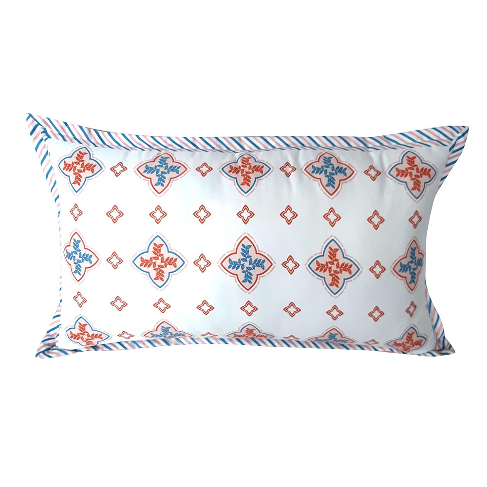 หมอนอิง HOME LIVING STYLE SHALIMAR 12X20 นิ้ว สีชมพู หมอนหนุนและหมอนข้าง
