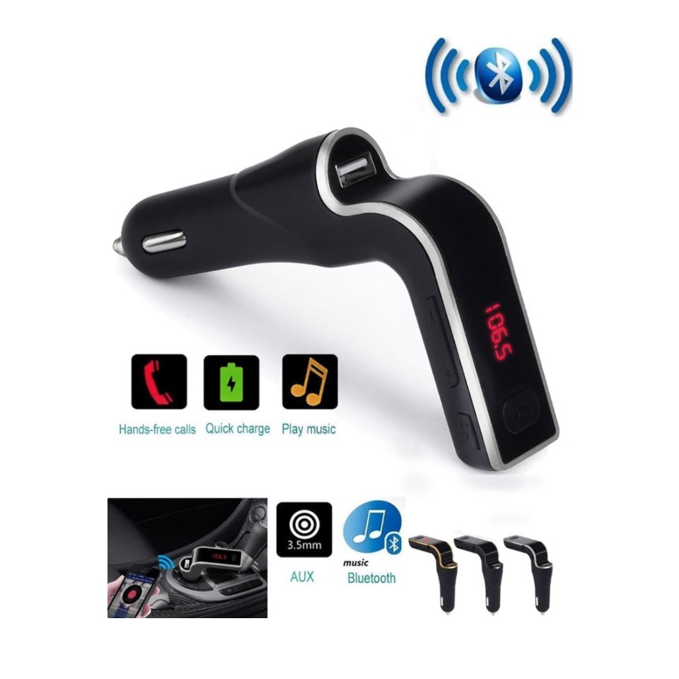 !!สินค้าขายดี!! บลูทูธติดรถยนต์ เครื่องรับสัญญาณบลูทูธในรถ Car MP3 Bluetooth Transmitter