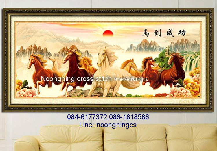 เทพซิ่ว เทพแห่งอายุยืน ชุดปักครอสติช พิมพ์ลาย ครอสติสจีน งานฝีมือ DIY