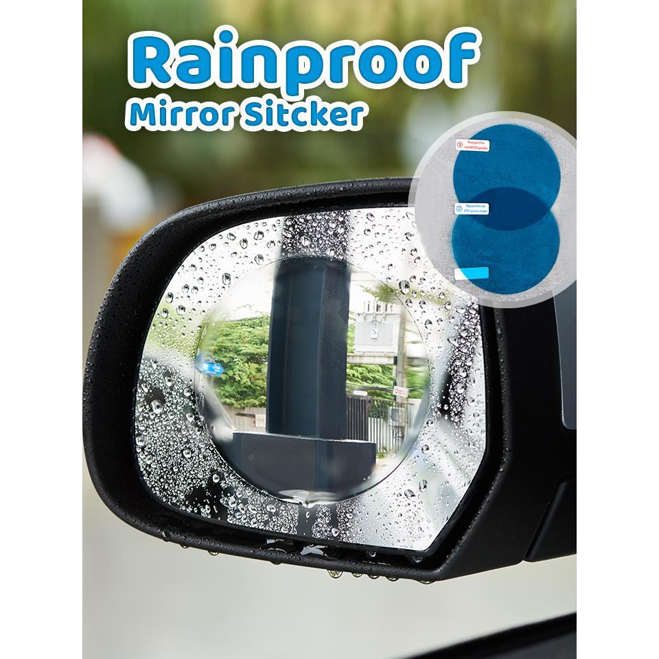 !!สินค้าขายดี!! ฟิล์มกันน้ำติดกระจกข้างรถยนต์ Waterproof Mirror Film Cover
