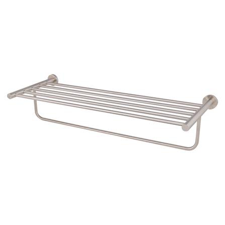 ชั้นวางพร้อมราว BR-112/B โครม ราวตากผ้า ราวแขวนผ้า ราวแขวน ราวแขวนเสื้อผ้า