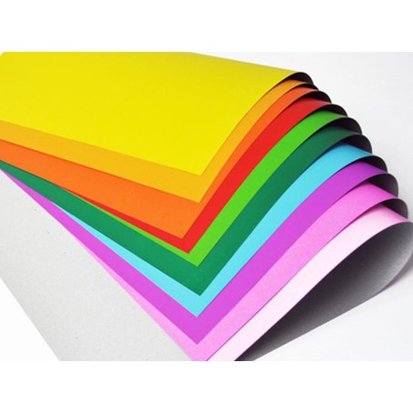 PP316 สีดำ กระดาษโปสเตอร์แข็งสีหน้าเดียว 52X77 ซม. แพ็ค 50 แผ่น