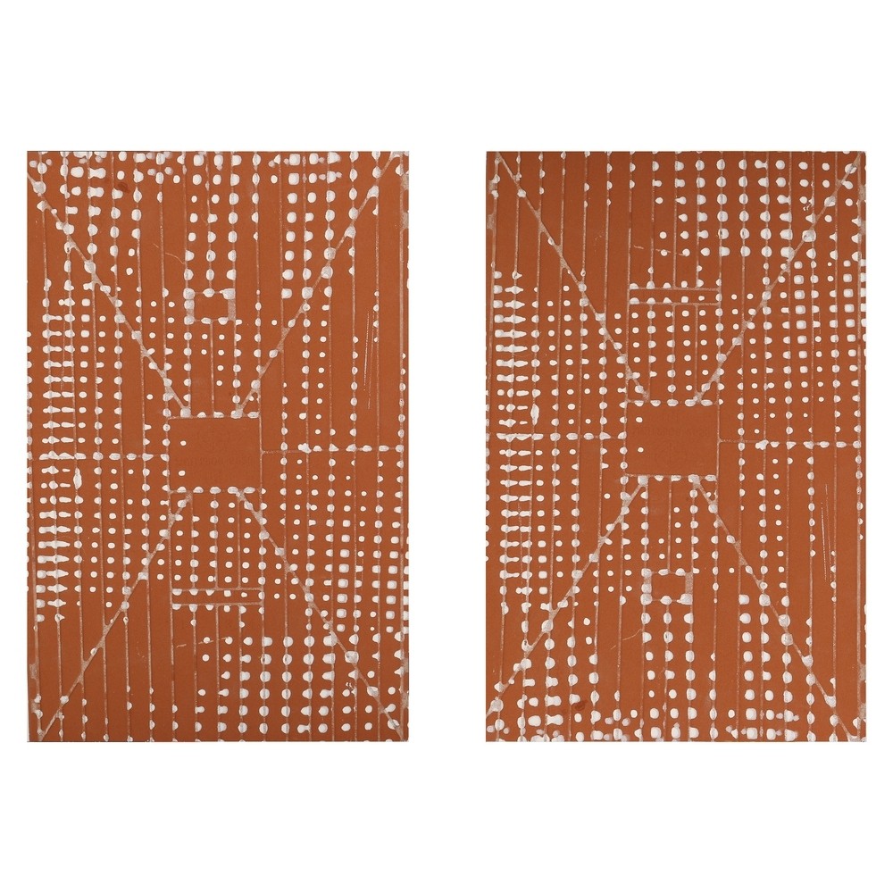 กระเบื้องผนังภาพชุด 10x16 นิ้ว โคอิ แดง 2 ชิ้นWALL TILE 10x16 ARTE KOI RED 2P